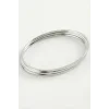 Parlak Cilali 3lu Celik Bilezik Seti 60 mm Ic Cap 2 mm Kalinlik Ajda Bayan BX-313730