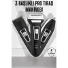 3 Başlıklı Profesyonel Tıraş Makinesi