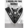 3 Başlıklı Profesyonel Tıraş Makinesi