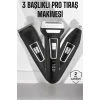 3 Başlıklı Profesyonel Tıraş Makinesi