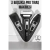 3 Başlıklı Profesyonel Tıraş Makinesi