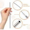 3 Parça Paslanmaz Çelik Pipet Seti