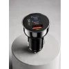 3 Portlu Araç İçi Şarj Adaptörü Çift PD Type-C ve QC3.0 USB Çıkışlı