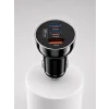 3 Portlu Araç İçi Şarj Adaptörü Çift PD Type-C ve QC3.0 USB Çıkışlı