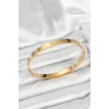 316L Çelik Gold Renk 65 mm Kadın Kelepçe Bileklik