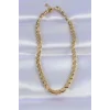 316L Çelik Gold Renk Arpa Model Kolye