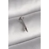 316L Çelik Gümüş Renk Çivi Model Piercing