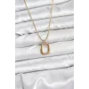 316L Çelik Zincir Gold Renk Model Kadın Kolye