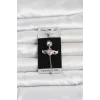316L Cerrahi Çelik Kanatlı Kalp Model Göbek Piercing