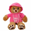 Renkli Kapüşonlu Sweatshirt Giyen 30 cm Peluş Ayı Oyuncak Hediyelik BX-313551