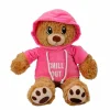 3192 Kapüşonlu Peluş Ayı 30 cm -Sunman