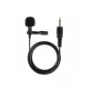 3.5mm Jak 1.5 Metre Double Mikrofon - Siyah