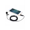 3.5mm Jak 1.5 Metre Double Mikrofon - Siyah