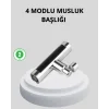 360° Dönebilen Musluk Başlığı 4 Fonksiyonlu Su Tasarruflu ve Dayanıklı