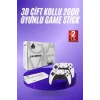 3D 4K HD 2.4G Game Stick 4K Ultra Hd Oyun Konsolu Çift Kollu