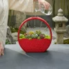 3D Baskı Self-Watering Planter - Kendi Kendini Sulayan Saksı-Kırmızı