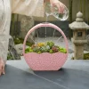 3D Baskı Self-Watering Planter - Kendi Kendini Sulayan Saksı-Pembe