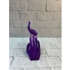 3D El Formlu İnsan Figürü Mor Özgün Sanat Biblosu 12x18 cm