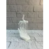 3D El İnsan Figürü Beyaz İskandinav Tarzı Dekoratif Obje