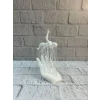 3D El İnsan Figürü Beyaz Modern Sanatsal Dekoratif Biblo