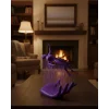 3D El İnsan Figürü Mor Modern Sanatsal Dekoratif Biblo 12x18 cm