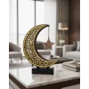3D Hilal Yıldız Masa Üstü Dekor 23x23 cm Ramazan Konsept Tasarım