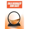 3D LED Işıklı Kum Saati Gece Lambası Hareketli Sulu Kum Saati Orta Boy