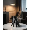 3D Modern Siyah El Heykeli 27x22 cm Konsol ve Raf Üstü Dekor