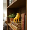 3D Sarı El Heykeli 17x16 cm Raf ve Masa Üstü Dekor