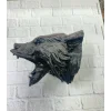 3D Siyah Ayı Başı Duvar Dekoru Modern Asılabilir Heykel 25x19 cm