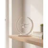 3D Zen Heykeli Modern Ay Tasarımlı Meditasyon Biblosu