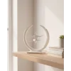 3D Zen Heykeli Modern Ay Tasarımlı Meditasyon Biblosu