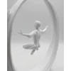 3D Zen Heykeli Modern Ay Tasarımlı Meditasyon Biblosu