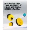 3’lü Matkap Ucu Temizlik Fırçası Seti Çok Amaçlı