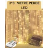 3x3 Metre Perde LED Işık – Parti ve Bahçe Dekorasyonu