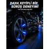 Araç Sibop Işığı 4lü Set Otomatik Yanan LED Lastik Aksesuarı