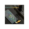 4in1 PD 65 Watt Type-C/27 Watt iPhone Halat Örgü Kırılmaz Uç 1MT Hızlı Şarj ve Data Kablosu fp98