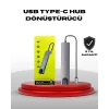 4K HDMI Çıkışlı Gigabit Ethernetli USB‑C Çoklu Port Hub