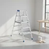 5+5 Çift Basamaklı Alüminyum Metal Merdiven