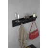 5li Duvar Askılığı Bendir Siyah 80 cm