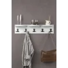 5li Duvar Askılığı Beyaz 80 cm