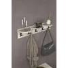 5li Duvar Askılığı Efes Beyaz 80 cm