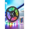 5 Metre Şerit Led RGB Işıklı Kumandalı Güç Adaptörü Her Ortama Uygun