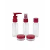 5 Parça Seyahat Dolum Şişesi Seti 30 ml Hafif Tasarım