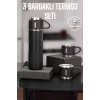 500 ml Kapasiteli Taşınabilir Basınçlı Termos Seti Günlük Kullanım için İdeal