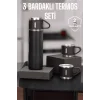 500 ml Kapasiteli Taşınabilir Basınçlı Termos Seti Günlük Kullanım için İdeal