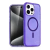 iPhone 14 Pro Kılıf Star Magsafe Kapak - Mor-(5796) - ESZAOC7625-8952