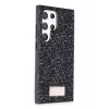Samsung Galaxy S23 Ultra Bright Simli Kapak - Siyah-(5796) - VOANFD2320-8128
