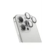 HOCO Crystal Clear iPhone 15 Pro-15 Pro Max HD 3D Metal Çerçeveli Kamera Koruyucu - EMTHBA9008-4