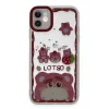 iPhone 11 Kılıf Sweet Desenli Silikon Kapak - Pembe-(5796) - EMTHBA3646-4724